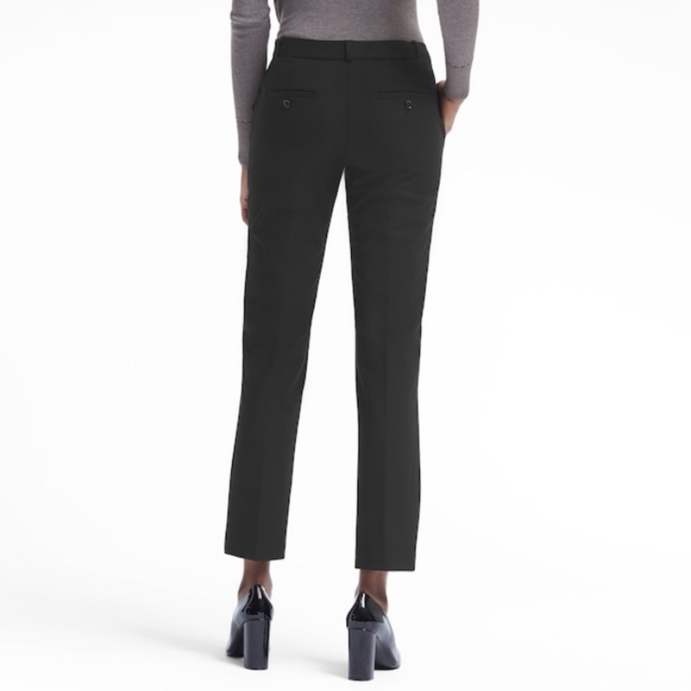 Avery Straight-Fit Washable Bi-Stretch Ankle Pant - Picture 2 of 2